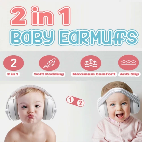 Auriculares con reducción de ruido para oreja de bebé para protección auditiva - Imagen 12 de 26