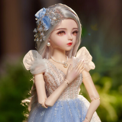 Handmade Full Set 24" Height Girl Doll with Princess Dress Makeup 1/3 BJD  Doll | eBay