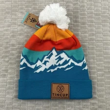 Locale Rugged Peaks Beanie Tin Cup Whiskey Beanie NWT
