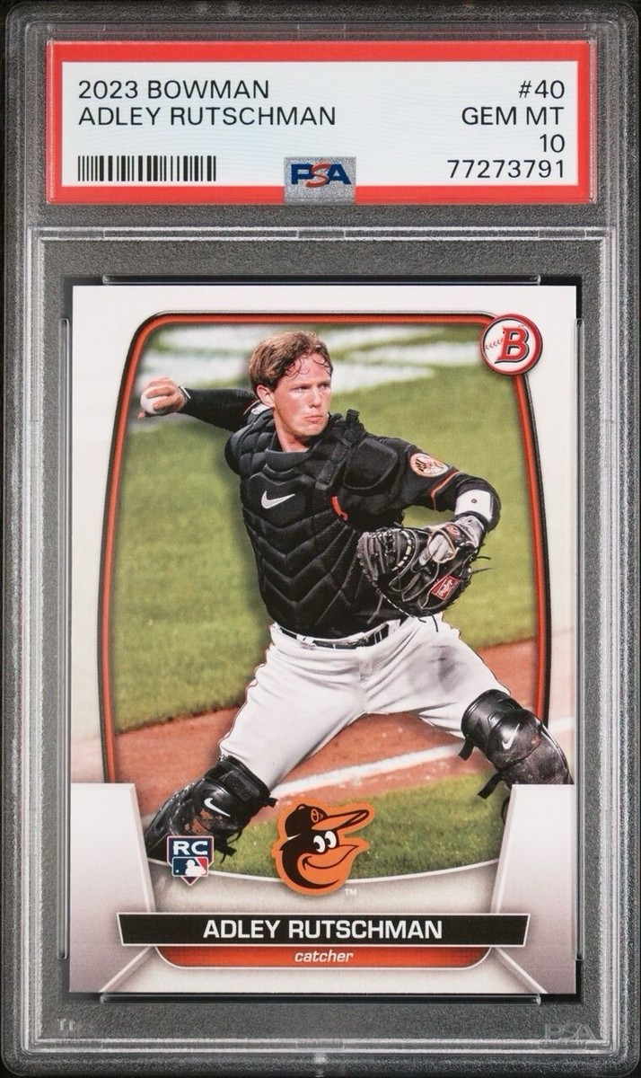 2023 Bowman #40 Adley Rutschman RC PSA 10 GEM MINT Baltimore