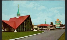 Postcard Howard Johnson's Host of the Highways Restaurant Chrome
