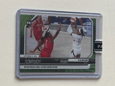 2024 Panini Instant WNBA #209 CAITLIN CLARK vs A'JA WILSON Jungle #/25 Variation