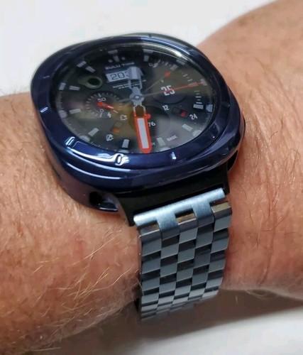 Samsung Galaxy Ultra Watch 7 Custom BLAU KIT INGENIEUR BAND & CASE COVER - Bild 3 von 14