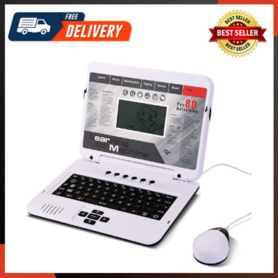 Kids Laptop - 80 Learning Modes to Learn Alphabet Words Mathematics Play Games