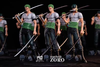 Roronoa Zoro Resin AO Studio One Piece Statue Collectibles 23cm