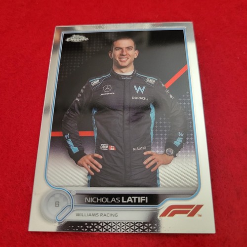 Nicholas Latifi Topps Chrome Refractor Lot - Picture 7 of 8