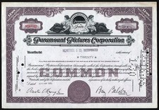 1961 New York: Paramount Pictures Corporation - Hollywood Movie Studio