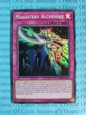 LED6-EN016 Magistery Alchemist Super Rare Yu-Gi-Oh Card 1st Edition New