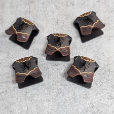 5pack Custom Dragon Armor Six Leg Blocks Accessories for Minifigures A11ga33