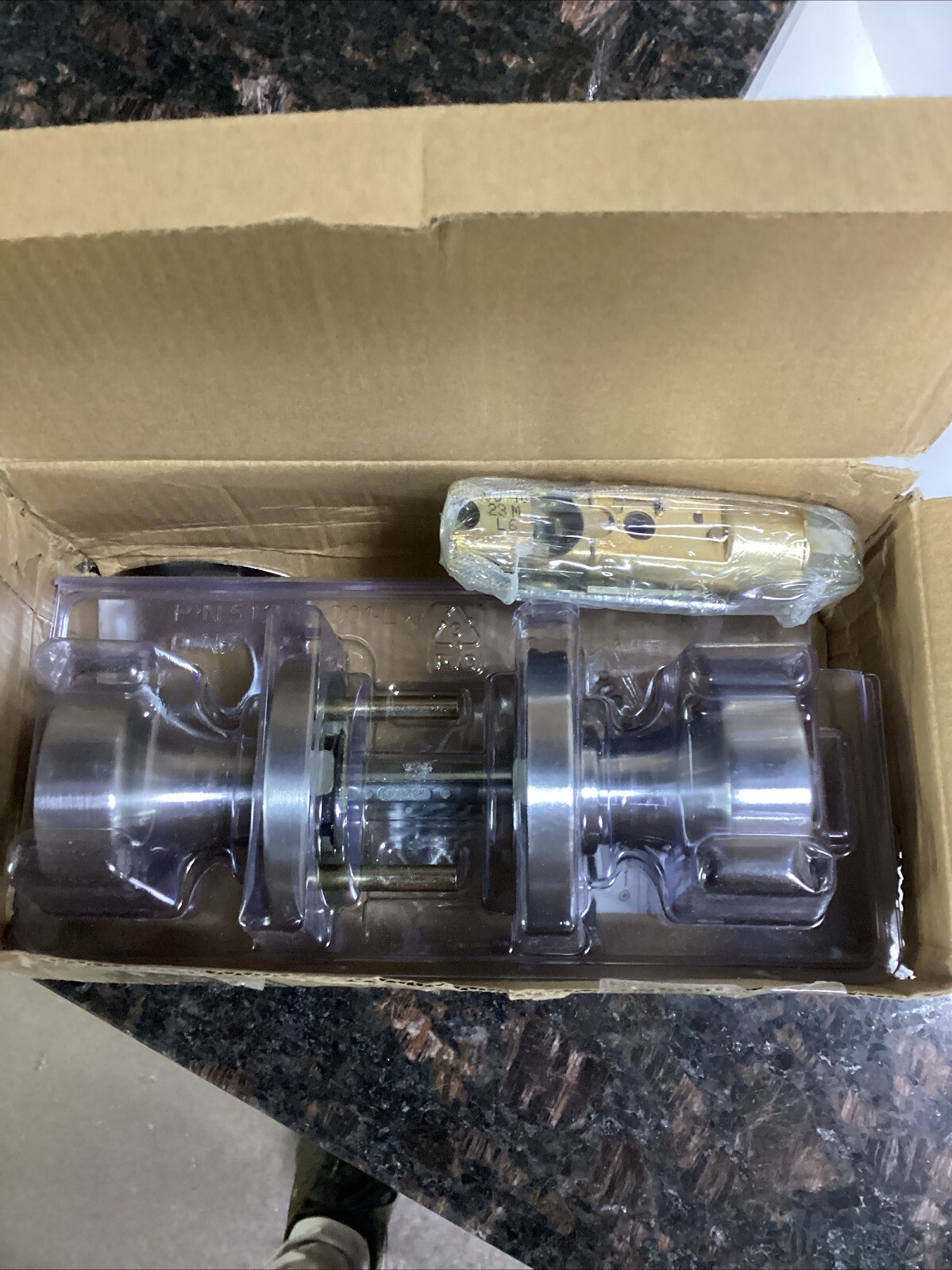 Kwikset 730PSKRDT Pismo Chrome Privacy Door Knob Set for Enhanced Home Security and Style-image