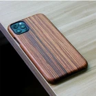 For iPhone 15 14 17 Pro Max 16 Wood Rosewood MAHOGANY Real Wooden Slim Back Case