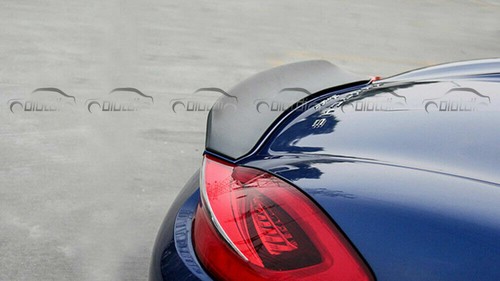 Alerón trasero de fibra de carbono para 16+ Porsche 981 GT4 Cayman pico de pato labio de ala - Imagen 6 de 12