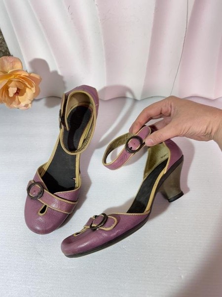 Women Fly London Heels Lilac Leather 37