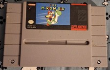 Super Mario World Super Nintendo SNES Video Game Cartridge. Free Shipping!