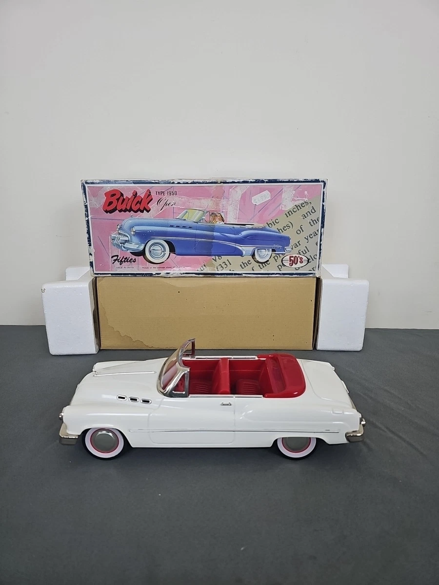 VOITURE Tole BUICK CABRIOLET Type1950 1/18e JAPON À Friction ANNEE 1950