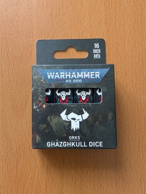 Warhammer 40k Orks Ghazghkull Dice Set