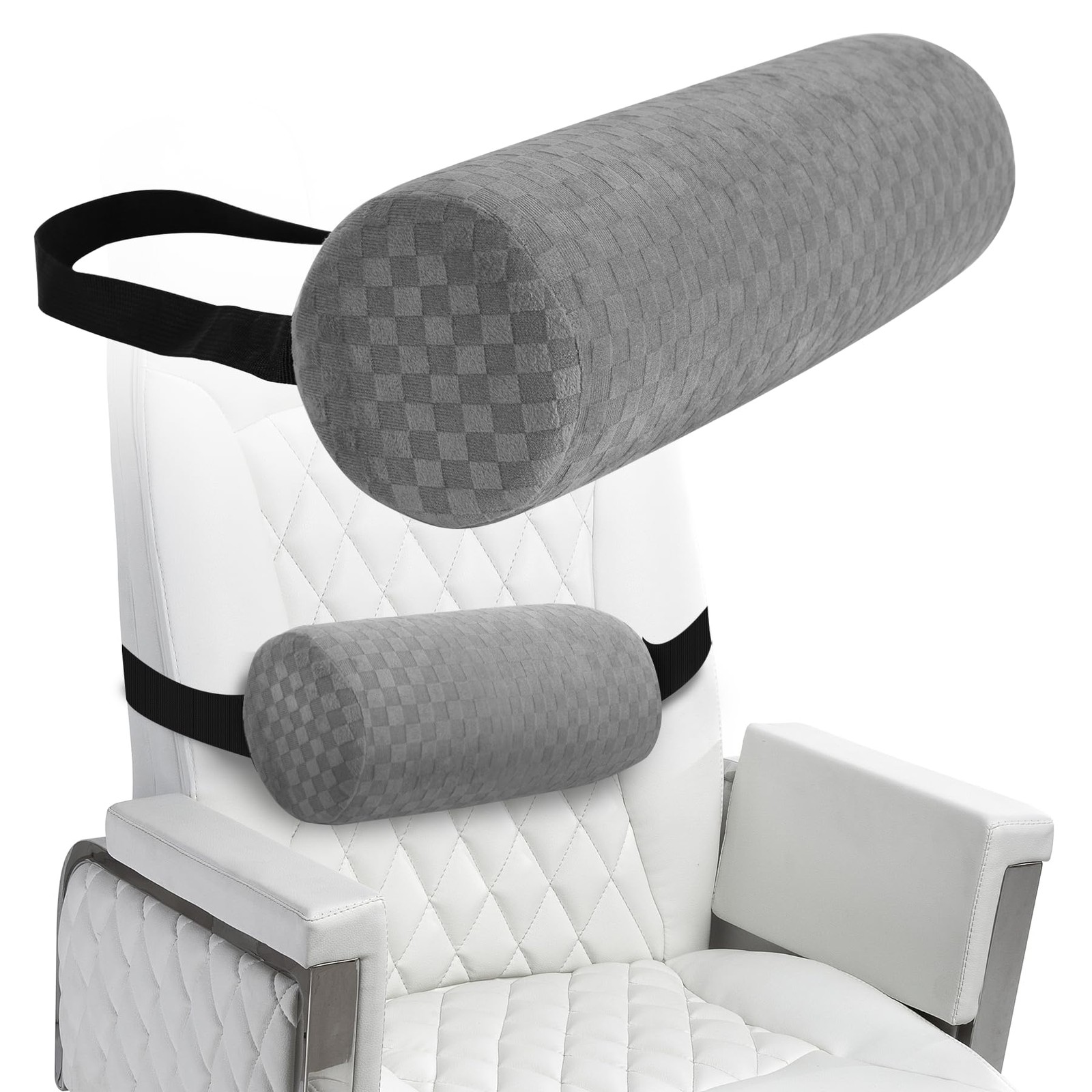 Lumbar Roll Pillow Support Foam Cushion For Lower Back Pain Office & Car