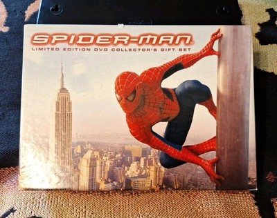 Spider-Man DVD, 2002, 3-Disc Set, Limited Edition Collectors Giftset Widescreen