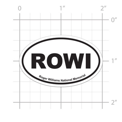 ROWI Roger Williams National Memorial Sticker for water bottle phone hard hat