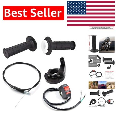 Universal 22mm Twist Throttle Handle Assembly for 50-250cc Motorcycles & ATVs