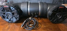 Boss Audio Weatherproof ATV/UTV Sound Tube System Black 6.5 Inch Speakers EUC