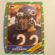 1986 Topps #27 Dave Duerson Chicago Bears NFL