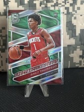 2023-24 Spectra Amen Thompson RC Spectracular Debut Green International #185 /75