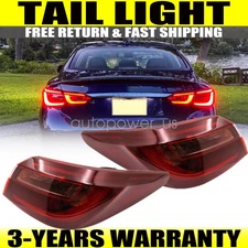 2Pcs L + R Tail Light Rear LED Lamp For 2018 2019 2020 2021 Infiniti Q50 US
