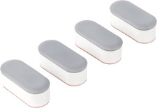 4 Piece Universal Non-Slip Toilet Seat Bumpers with Strong Adhesive