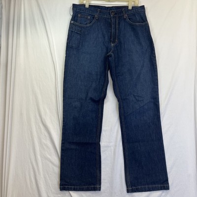 Kimes Ranch Men s, Dillon Raw Jeans, Blue 100% Cotton Wide Boot Cut NWOT.  404B5