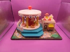 Vintage Fisher Price Little People Merry Go Round No Kids WORKS 1972 See Photos