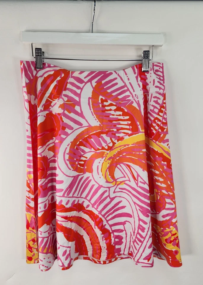 Falda para mujer Before + Again M sedosa tropical elástica Foto 4 de 4