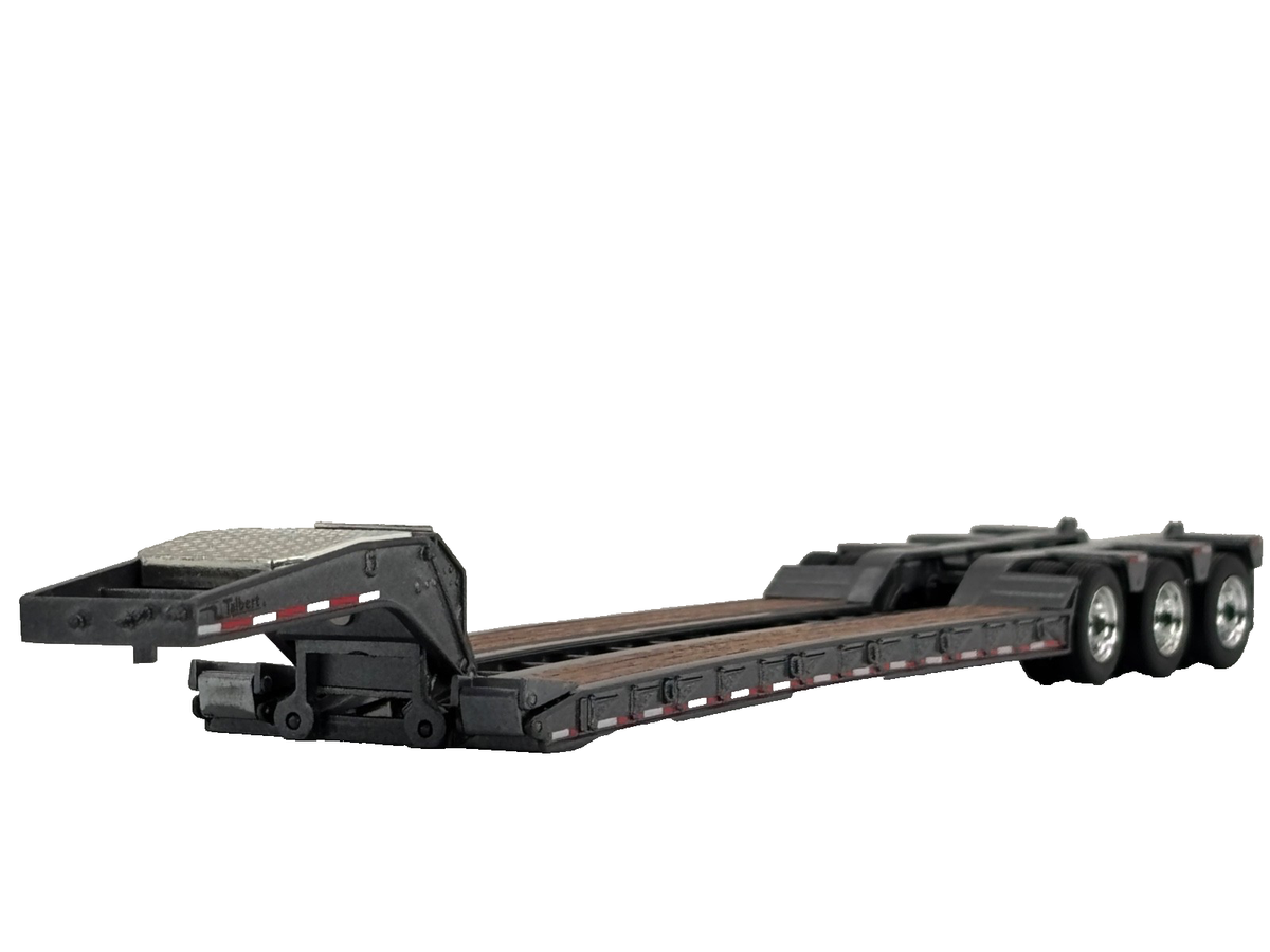 1/64 DCP GUN METAL GRAY TALBERT TRI AXLE LOWBOY TRAILER | eBay