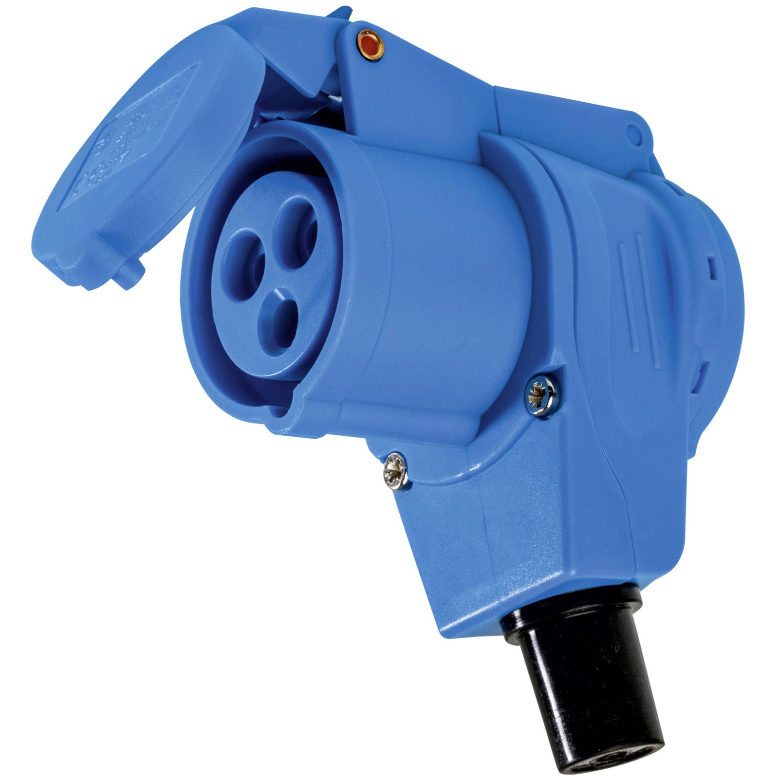 as - Schwabe CEE Elbow Connector 16A 230V Splash-Proof IP44