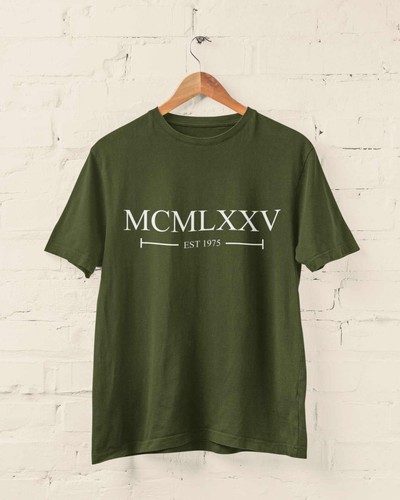 Camiseta 50 cumpleaños para cumpleaños en 2025 1975 en números romanos est 1975 - Imagen 7 de 21
