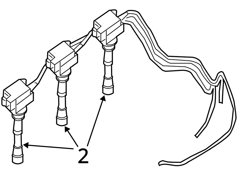 Paquete de encendedor de bobina de encendido Kia Sorento 2003-2006 N9DDT Foto 4 de 4