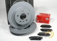 Zimmermann Bremsscheiben Ø 268 Mm + BremsbeläGe Hinten FüR Opel Astra J