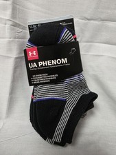 Under Armour Phenom Youth Girl Socks 13.5k-4Y 3 Pair No Show