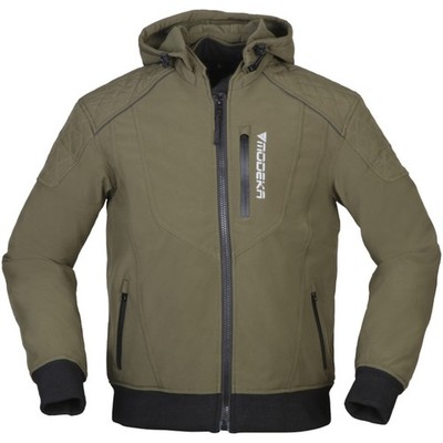 US Shipping! Men's Motorcycle Hoodie Jacket CE rated Modeka Clarke Waterproof