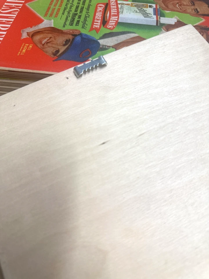 1938 Goudey Heads Up Joe DiMaggio impresión en madera letrero exhibición foto 8x10 Foto 2 de 4