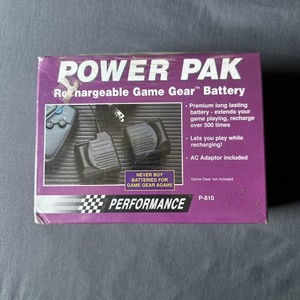 Sega Game Gear Performance Charging Pack Left Side & Right Side-Set of 2. CIB.