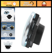 Vented Fuel Transfer Tank Cap with 2" Base, Diesel Pressure Relief Cap, Threaded