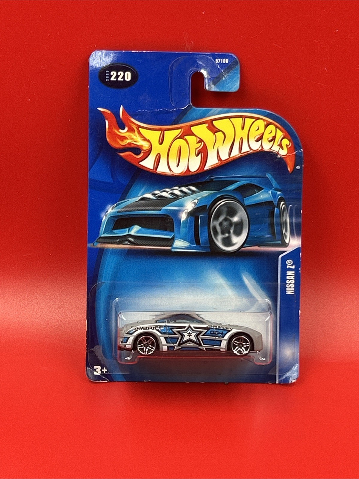Hot Wheels 2003 Mainline Release #220 Nissan Z Flat Gray w/ Black 004 PR5s