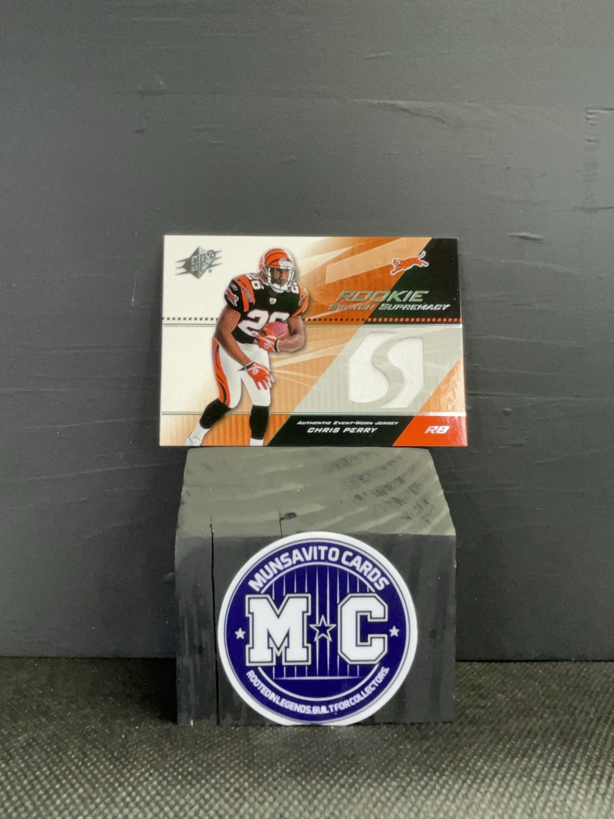 Chris Perry SPx Rookie Swatch Supremacy #SWRCP Base