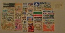 Lot de timbres divers 1958 à 1977