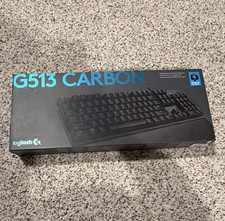 Logitech G513 Carbon RGB Mechanical Gaming Keyboard Wired USB Black QWERTY EN