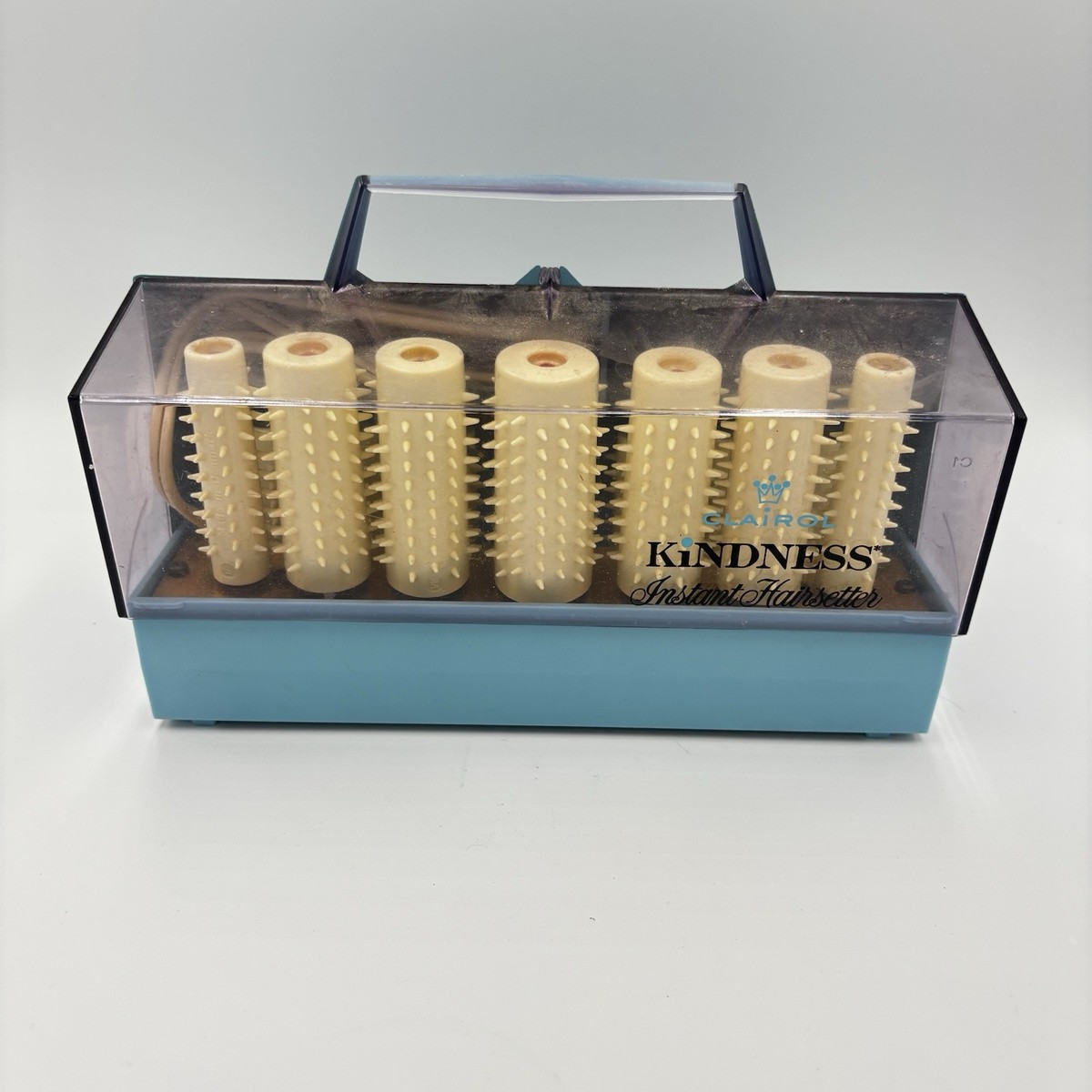 60's Clairol Kindness 14 Instant Hairsetter Hot Hair Curlers Vintage Retro  MCM