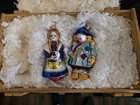 2 Wizard Of Oz Polonaise Glass Ornaments In Original Wood Crate. Never Hung. — photo 1