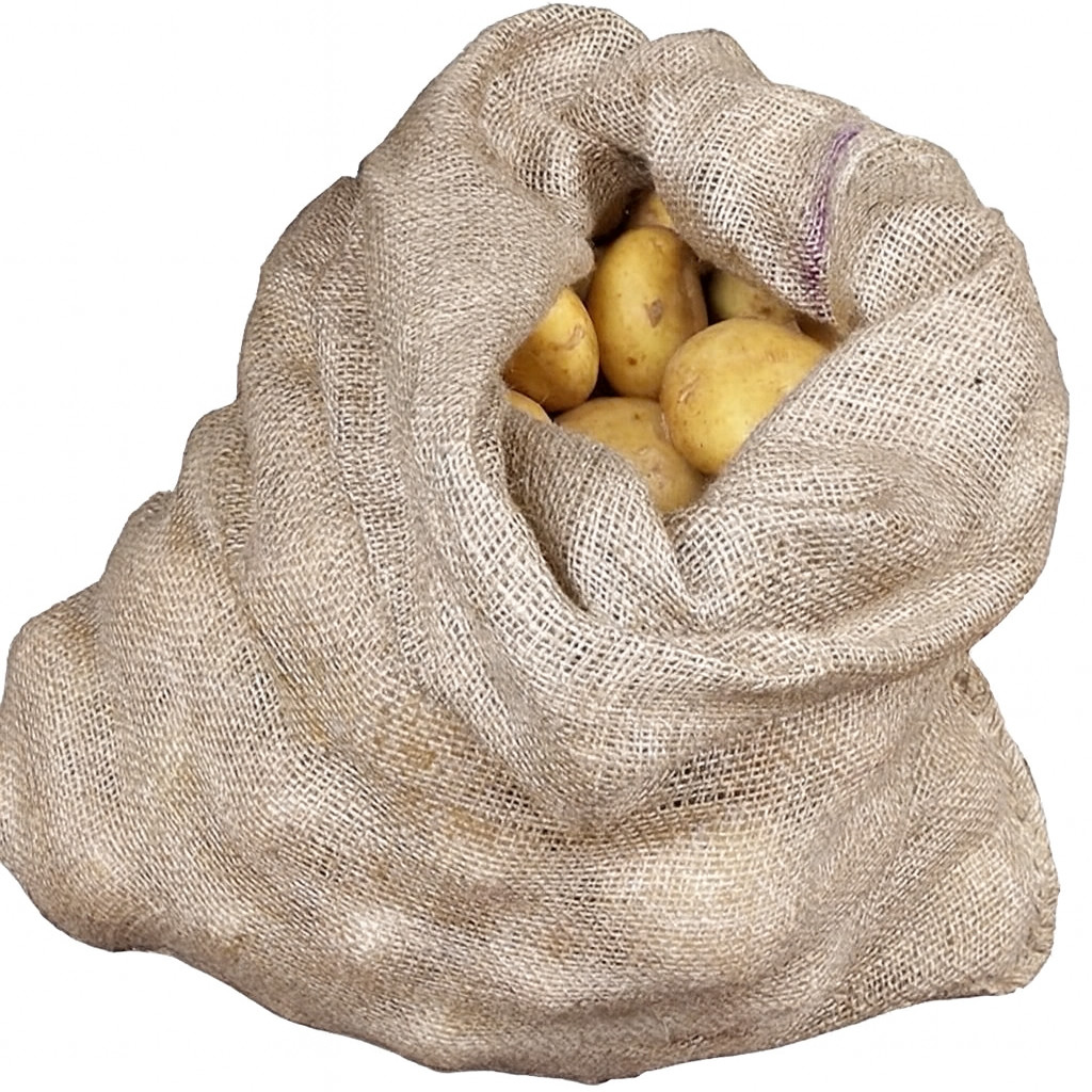 Hessian Sacks 25kg – Jute Potato Vegetables Storage Display Bags (Pack 10)