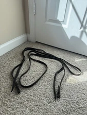 Brown Leather Split Reins 60” With Hardware Attachment Style